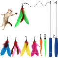 Der neue Pet Cat Toy Set Rainbow Blue Blue Tunnel durch Federspielzeugkatze Haustierprodukte